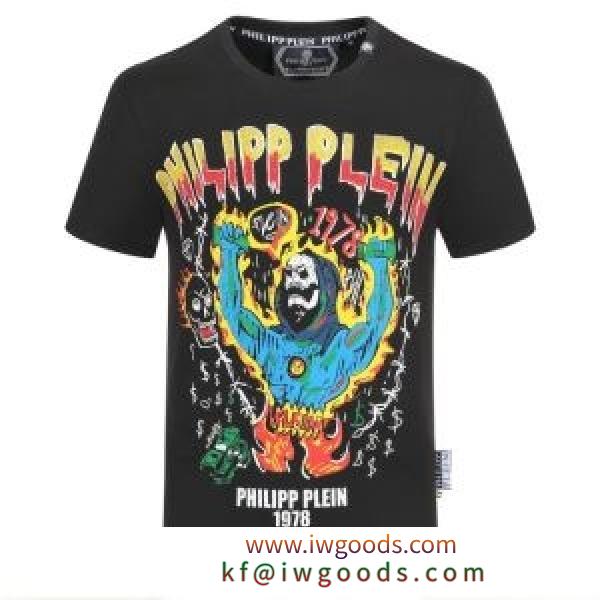 今季注目のデザイン  2色可選 半袖Tシャツ 毎日の装いに新しい風を送り込む フィリッププレイン PHILIPP PLEIN iwgoods.com imKrym