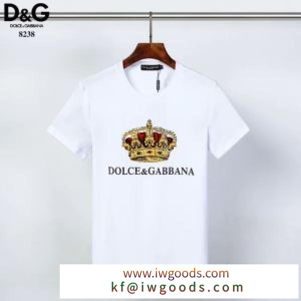 Dolce&Gabbana ドルガバ コピー ロゴ tシャツ サイズ感 ゆるさがかわいい エレガント半袖トップス2020春夏トレンド iwgoods.com 4Dm0vm
