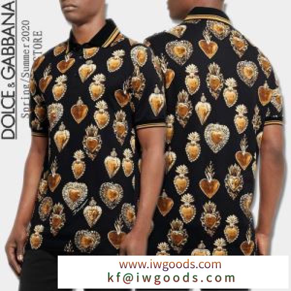 ドルチェ＆ガッバーナ 手の届くプライスが魅力的 Dolce&Gabbana 半袖Tシャツ 20SSトレンド iwgoods.com fKjaKn