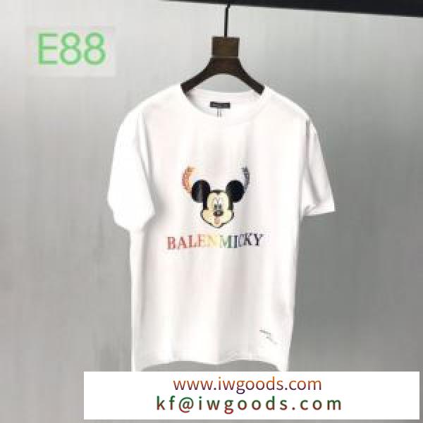 確定となる上品 バレンシアガ2色可選  BALENCIAGA 海外でも大人気 半袖Tシャツ 日本未入荷カラー iwgoods.com KDm8zm
