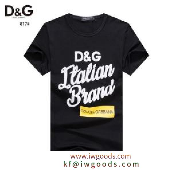 2色可選 この時期の一番人気は 半袖Tシャツ コーデの完成度を高める ドルチェ＆ガッバーナ Dolce&Gabbana iwgoods.com T1Hrei