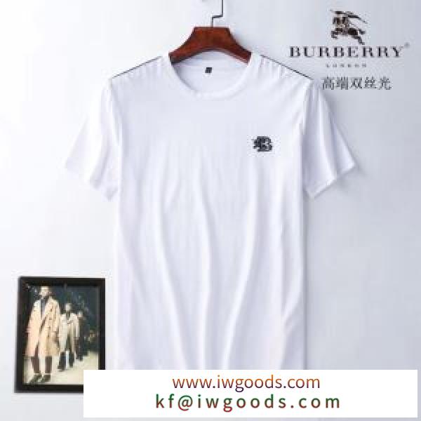 3色可選 バーバリーどのアイテムも手頃な価格で  BURBERRY トレンド最先端のアイテム 半袖Tシャツ iwgoods.com iWPP1b