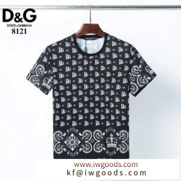普段使いにも最適なアイテム 半袖Tシャツ 人気の高いブランド ドルチェ＆ガッバーナ Dolce&Gabbana iwgoods.com fK915b