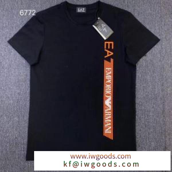 さらに魅力的 アルマーニ ARMANI3色可選  シンプルなファッション 半袖Tシャツ  2020モデル iwgoods.com zObWfy