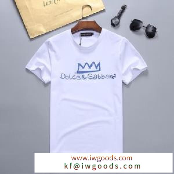 2020SS人気 半袖Tシャツ 2色可選 最先端のスタイル ドルチェ＆ガッバーナ Dolce&Gabbana iwgoods.com S9XzKf