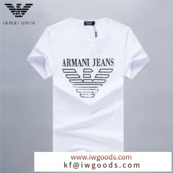 2色可選 今季の主力おすすめ 半袖Tシャツ 飽きもこないデザイン アルマーニ 人気は今季も健在  ARMANI iwgoods.com qm45Lv