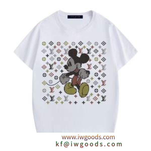 4色可選 ルイ ヴィトン人気の高いブランド  LOUIS VUITTON 半袖Tシャツ 普段使いにも最適なアイテム iwgoods.com i0Lriu