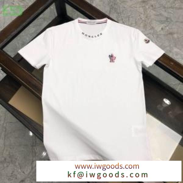 多色可選 普段使いにも最適なアイテム 半袖Tシャツ 人気の高いブランド モンクレール MONCLER iwgoods.com 0rGPni