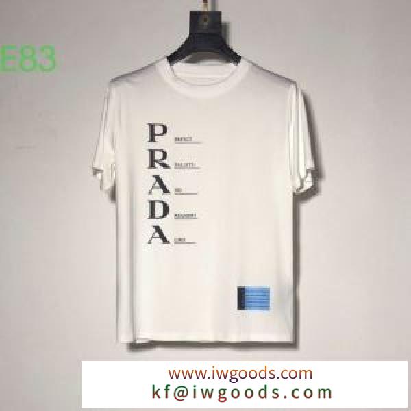 PRADA 2色可選 是非ともオススメしたい プラダ  半袖Tシャツ 手の届くプライスが魅力的 iwgoods.com imSTni