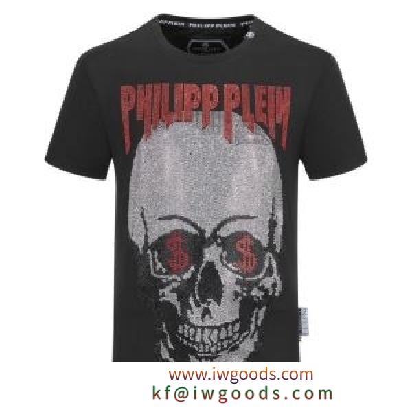 フィリッププレイン 2色可選 主役級トレンド商品 PHILIPP PLEIN 主張の強いアイテム 半袖Tシャツ iwgoods.com XbK9fa