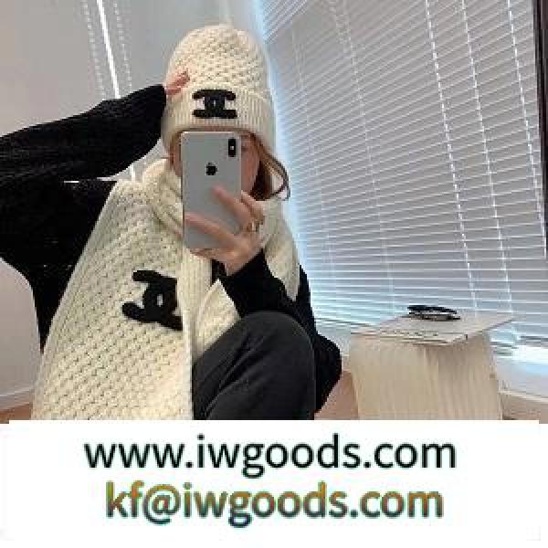 2点♪ニット帽子+マフラー高級ブランドコピー2021秋冬流行り使いやすい上品 iwgoods.com KPfCeq