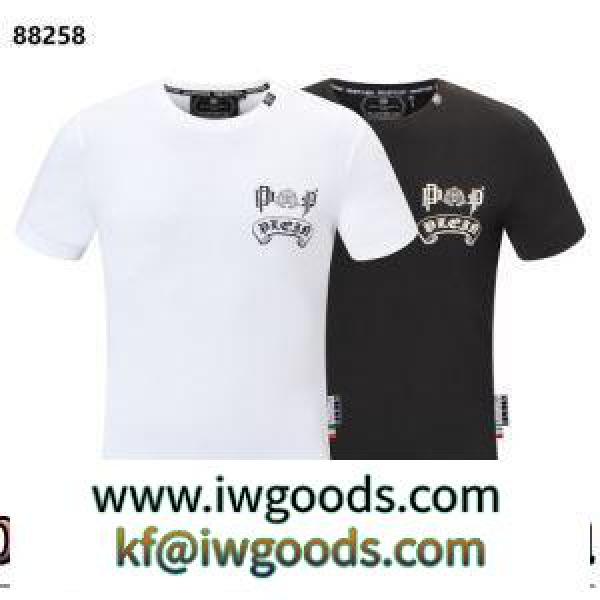 2022春夏 着心地満点 2色可選 フィリッププレインスーパーコピー ファッション 人気 半袖Tシャツ 収縮性のある iwgoods.com 1Pri0b