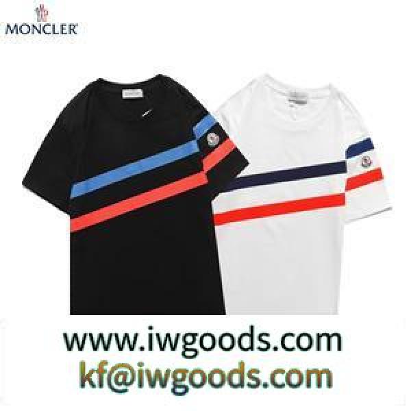 先取り2022ssファッション MONCLERコピー モンクレール半袖Tシャツ シンプルで着心地よい 夏に欠けない iwgoods.com beiKra