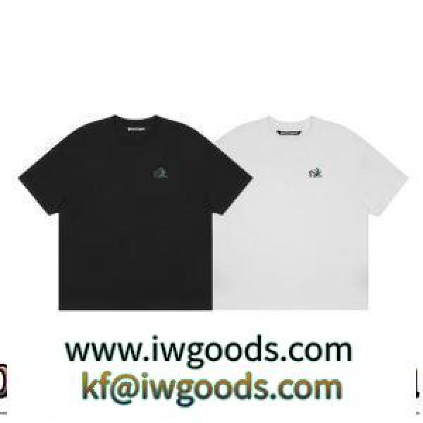 2色可選 注目のアイテム 半袖Tシャツ 2022春夏 パーム・エンジェルス ブランドスーパーコピー 快適な着心地 シンプル iwgoods.com WnO95z