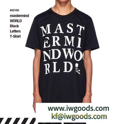 人気話題！スーパーコピー 代引 Mastermind WORLD Black Letters T-Shirt iwgoods.com:9l3mr4-3