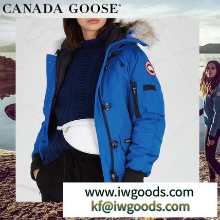 ☆ CANADA Goose コピー品 PBI Chilliwack ブルー ファーフードジャケット iwgoods.com:5od5rn-3