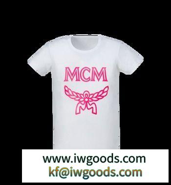 MCM コピー品 新作　ウィメンズ トーナル ロゴプリント Tシャツ　131 iwgoods.com:6l5m2d-3