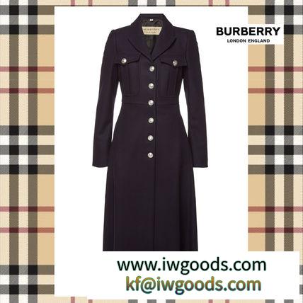 ☆BURBERRY ブランド コピー☆ 細身シルエットが美しいウールテーラードコート♪ iwgoods.com:q36eyd-3