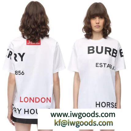 【BURBERRY スーパーコピー】VIP価格★ホースフェリーオーバーサイズ Tシャツ iwgoods.com:za7miz-3