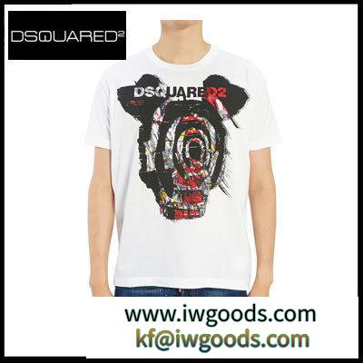 (ディースクエアード コピー品) DSQUARED2 ブランド コピー ロゴプリント Tシャツ 71GD0804 iwgoods.com:7tj0xk-3