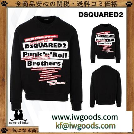 【安心の国内発送】D SQUARED2 black punk n roll sweatshirt iwgoods.com:vm24c6-3