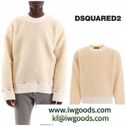 【DSQUARED2 ブランド コピー】Faux Shearling Sweatshirt iwgoods.com:j8ab6z-3