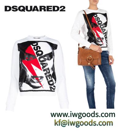 【関税・送料無料】D SQUARED2  White スーパーコピー 代引 cotton sweatshirt iwgoods.com:f9xvfz-3