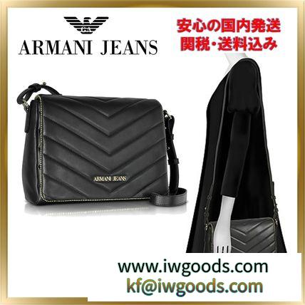 ◇ ARMANI コピー品 JEANS ◇ Faux Leather Crossbody 【関税送料込】 iwgoods.com:z7yivm-3
