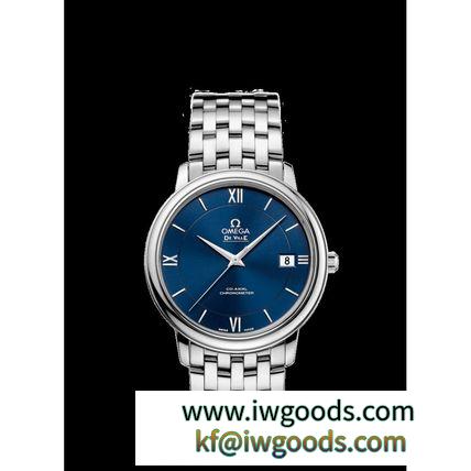 破格値 OMEGA ブランドコピー商品(オメガ ブランド コピー) De Ville Prestige Blue Dial Men's Watch iwgoods.com:y6mv6g-3