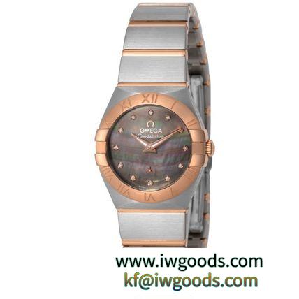 【国内発送】OMEGA ブランド コピー コンステレーション レディース 腕時計 iwgoods.com:5v087d-3
