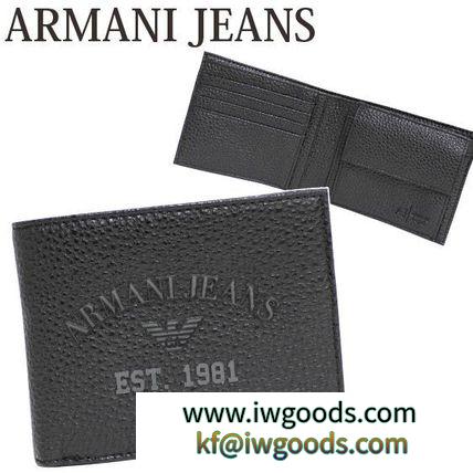 ARMANI 偽物 ブランド 販売 JEANS メンズ二つ折り財布 T6V57 A5 NERO iwgoods.com:s8o96k-3