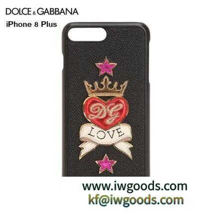 Dolce & Gabbana ブランド コピー ドルガバ LOVE レザー iPhone 8Plus ケース iwgoods.com:vg7xac-3