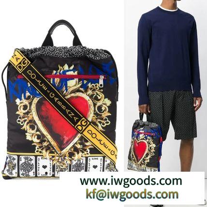 【Dolce & Gabbana 激安コピー】#DG トランプ&ハート 巾着トート 2WAY iwgoods.com:hywdwc-3