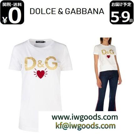 DOLCE & Gabbana ブランド 偽物 通販 ドルチェ & ガッバーナ ブランドコピー商品  コットン Tシャツ iwgoods.com:951mzd-3