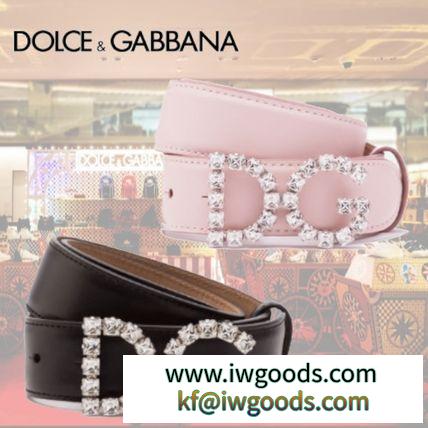 2019AW 【DOLCE&Gabbana 激安スーパーコピー】 ベルト カーフスキン DGクリスタル iwgoods.com:mrii9b-3