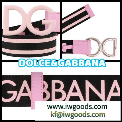 ●関税・送料込●DOLCE&Gabbana コピーブランド ドルガバ ロゴベルト ピンク iwgoods.com:ki7w6q-3