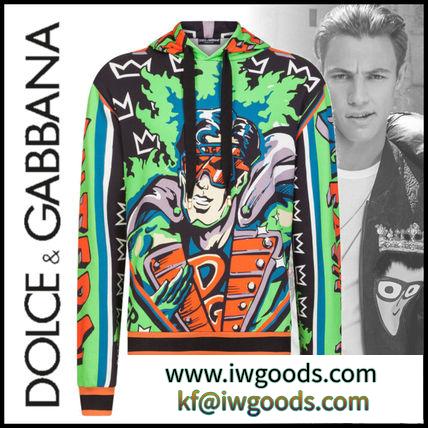 DOLCE&Gabbana 偽物 ブランド 販売 ドルガバ 19AW スーパーヒーローKING フーディ iwgoods.com:5sdpc6-3