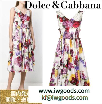 関税・送料込★DOLCE&Gabbana ブランド 偽物 通販 フラワープリント コットンドレス iwgoods.com:dt31s1-3
