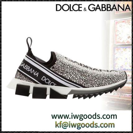 【直営店】DOLCE&Gabbana ブランド コピー SORRENTO スニーカー ラインストーン iwgoods.com:2msuah-3