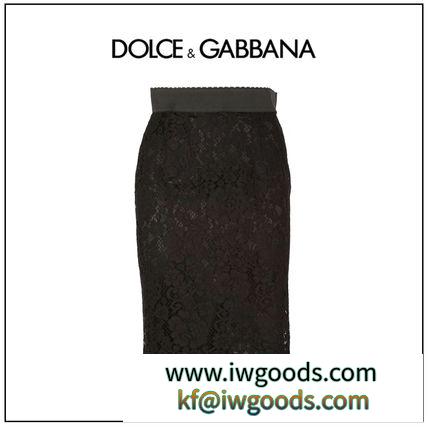 関税送料込【Dolce & Gabbana スーパーコピー】レース☆ペンシルスカート  Black iwgoods.com:d50xe8-3