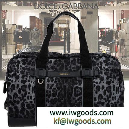 Dolce & Gabbana スーパーコピー★SALE！ブラックレオパード ダッフルバッグ iwgoods.com:13c925-3
