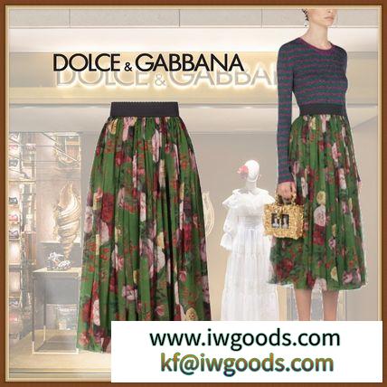 直営店★Dolce＆Gabbana ブランドコピー通販★ロンゲットスカートバロックローズ iwgoods.com:w62xd2-3