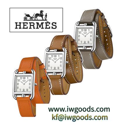 HERMES 激安スーパーコピー ／ケープコッド 腕時計 ダブルベルト ロング 23×23 iwgoods.com:p46qlf-3