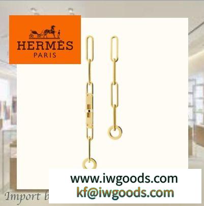 【HERMES 激安スーパーコピー】﻿コピー店購入品☆Asymmetrical earrings Kelly Chain iwgoods.com:g5oeek-3