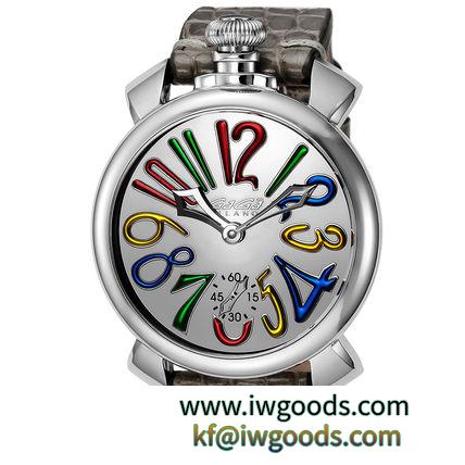 ガガミラノ 偽物 ブランド 販売 時計 マヌアーレ 48mm MIRROR 腕時計 ミラー グレー iwgoods.com:qlmuq8-3