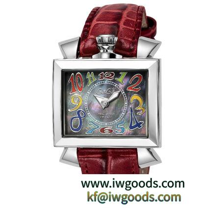 ガガミラノ ブランドコピー商品 NAPOLEONE 6030.2 ブラックパール レッド 腕時計 iwgoods.com:94ln9h-3