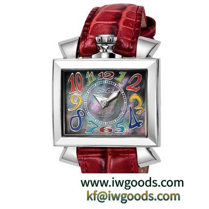 ガガミラノ コピーブランド 腕時計 レディース レッド 60302 iwgoods.com:v361jg-3