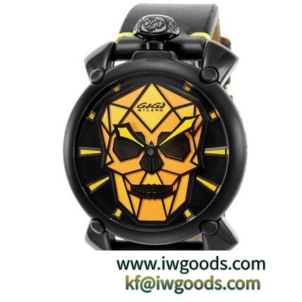 ガガミラノ ブランドコピー 腕時計 MANUALE48MM メンズ ブラック 506201S iwgoods.com:1km2n3-3