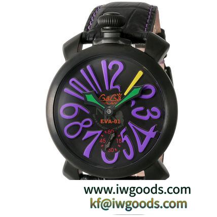 ガガミラノ 偽物 ブランド 販売 腕時計 MANUALE 48MM エヴァンゲリオン 初号機モデル iwgoods.com:y96yv6-3