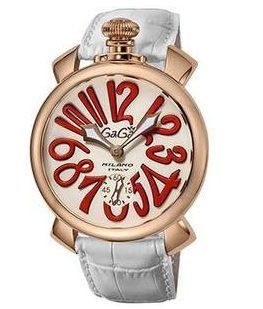 GaGa Milano 偽物 ブランド 販売 ガガ ミラノ マニュアーレ48mm 腕時計 ホワイト iwgoods.com:hwyykb-3